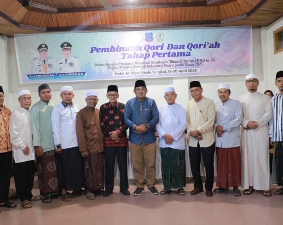 Bupati Tanjab Barat Resmi Buka Pembinaan Qori-Qoriah untuk MTQ Ke-54 Tingkat Provinsi Jambi