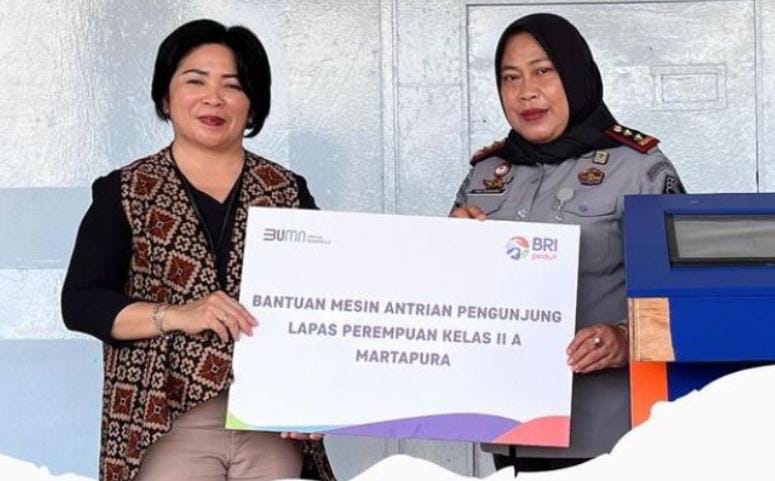 BRI Dukung Peningkatan Layanan Lapas Perempuan Martapura dengan Adopsi Teknologi Modern