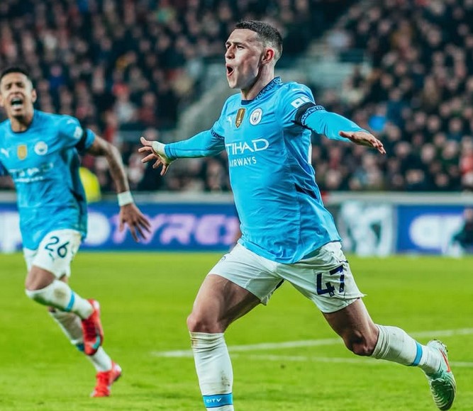 Dua Gol Foden Tak Cukup! Manchester City Ditahan Brentford 2-2