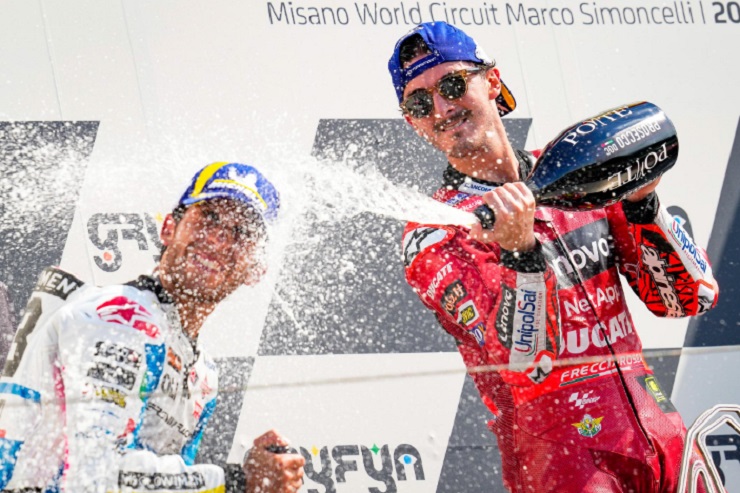 MotoGP San Marino: Franceso Bagnaia Raih Kemenangan Keempat Berturut-Turut