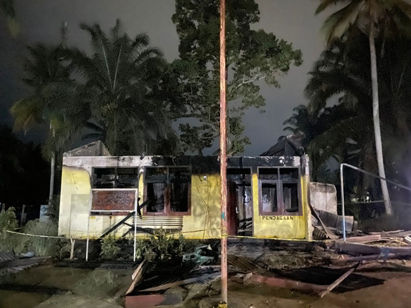 Ini Penyebab Kebakaran di Kantor Polisi di Tabir Timur