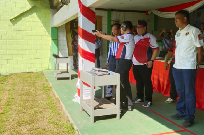Kejuaraan Menembak Kapolda Cup 2023 di Jambi Dimulai, Pujian Irjen Rusdi untuk Guntur Muchtar: Ga Ada Lawan