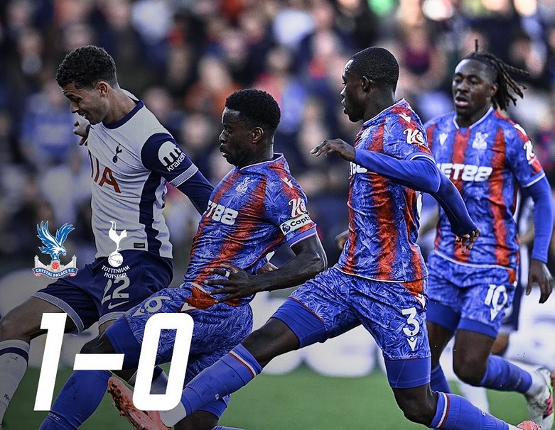 Crystal Palace Amankan Kemenangan Perdana di Liga Inggris dengan Tundukkan Tottenham 1-0