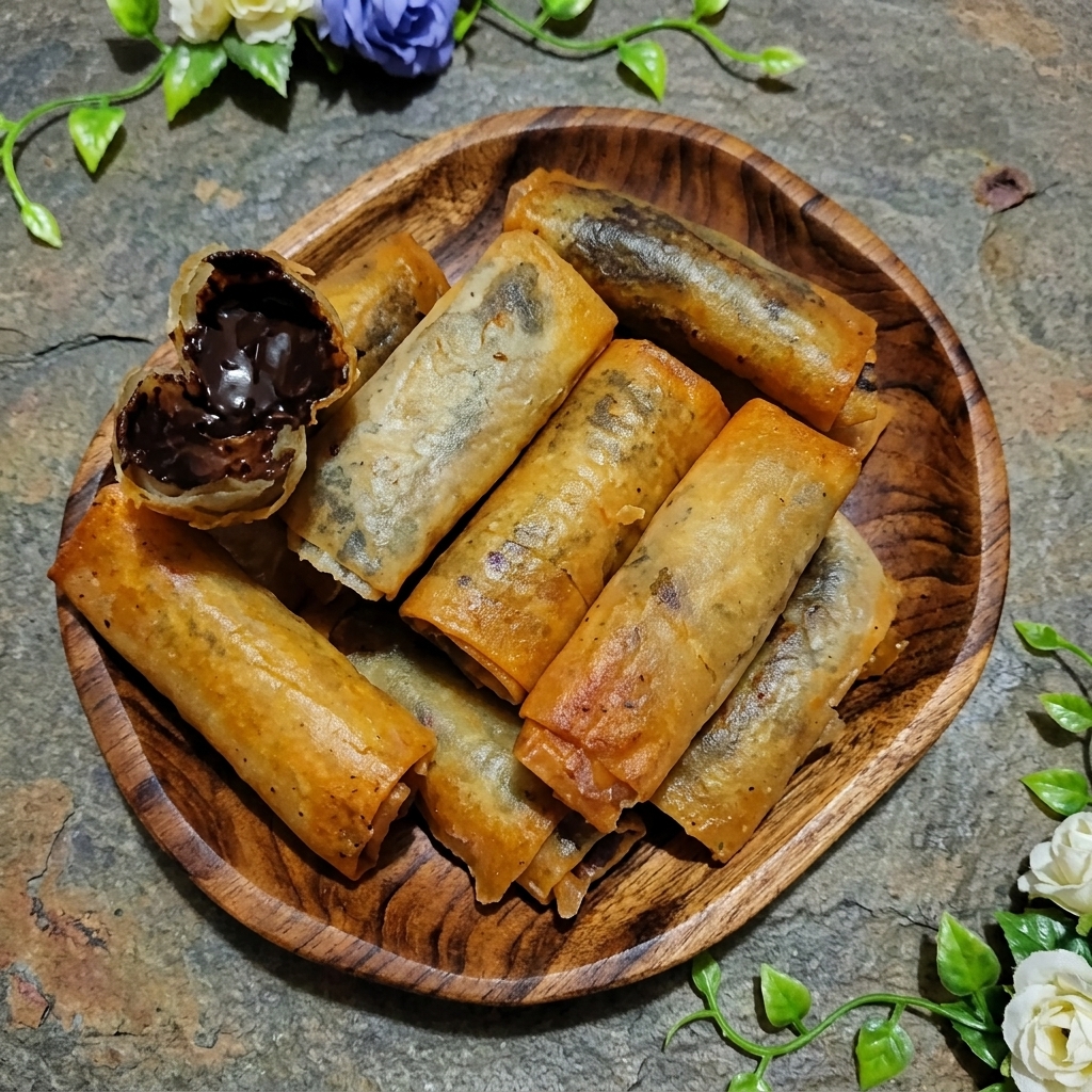 Resep Pisang Cokelat Lumer Renyah Krispi Meleleh di Lidah