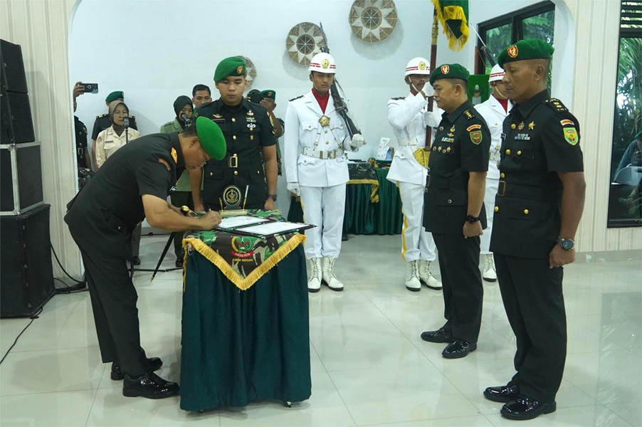 Mutasi TNI, Ini Nama Kasi Intel Kasrem 042/Gapu yang Baru