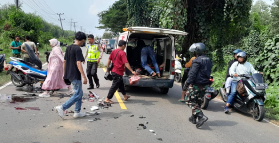 Satu Orang Korban Kecelakaan di Jalan Lintas WKS Tanjab Timur Tutup Usia