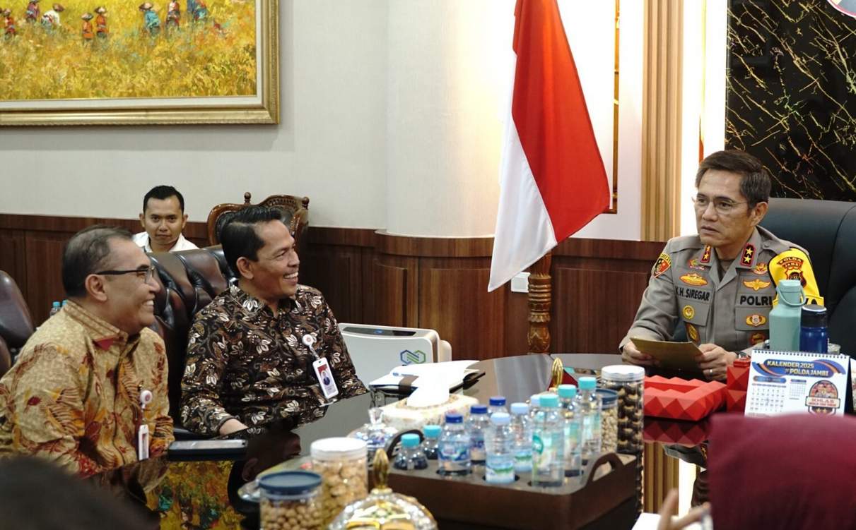 UNJA Perkuat Sinergi Institusional Melalui Audiensi Bersama Polda Jambi