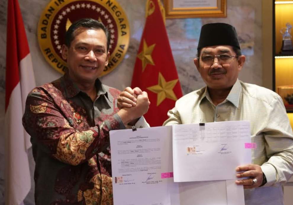 Bupati Tanjab Barat Serahkan Hibah Aset Daerah kepada BIN, Perkuat Sinergi Pemerintah