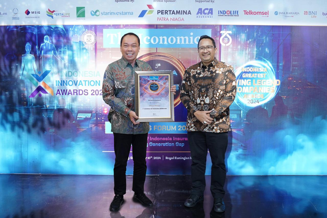 Jasa Raharja Raih Penghargaan dalam Ajang 5th Indonesia Top Insurance Award 2024 