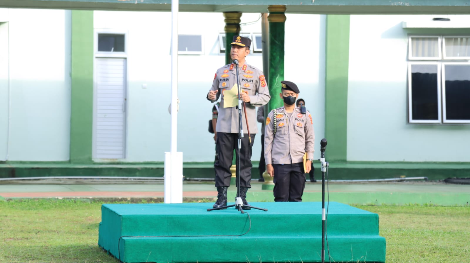 Pimpin Apel Gabungan TNI-Polri, Ini yang Disampaikan Kapolda Jambi