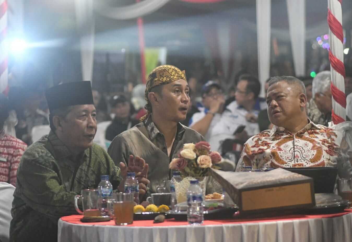 Pj Bupati Bachyuni Hadiri Pagelaran Wayang Kulit Dalam Rangka HUT TNI ke 78 Tahun