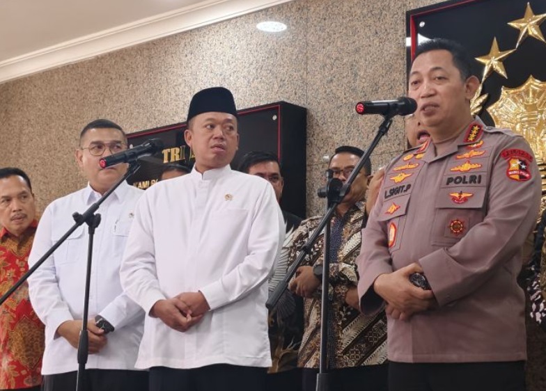 Kapolri Siap Bersinergi dengan Kementerian ATR/BPN Soal Pertanahan