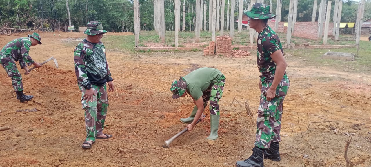 Satgas TMMD ke-121 Kodim 0415/Jambi Bersiap Sambut Tim Wasev Mabes TNI