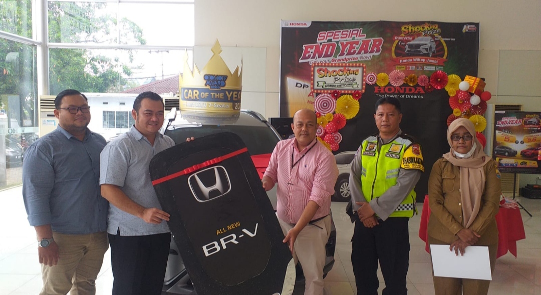 Konsumen Honda Wiltop Raih Grand Prize 1 Unit Honda BRV