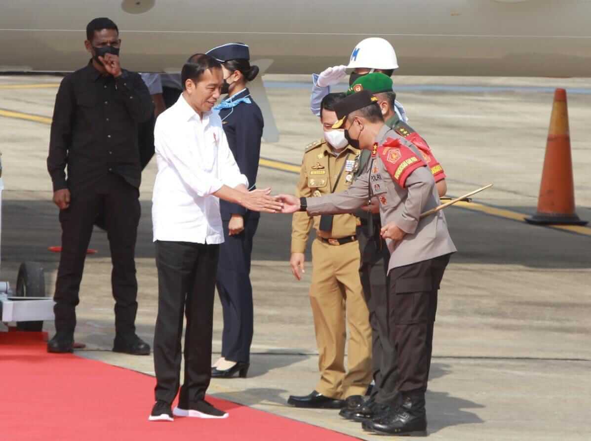 Kapolda Jambi Irjen Pol Rusdi Hartono Sambut Kehadiran Presiden Joko Widodo di Jambi