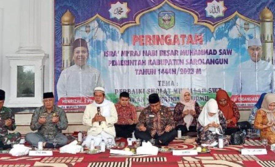 Pemkab Sarolangun Peringati Isra' dan Mi'raj 1444 H