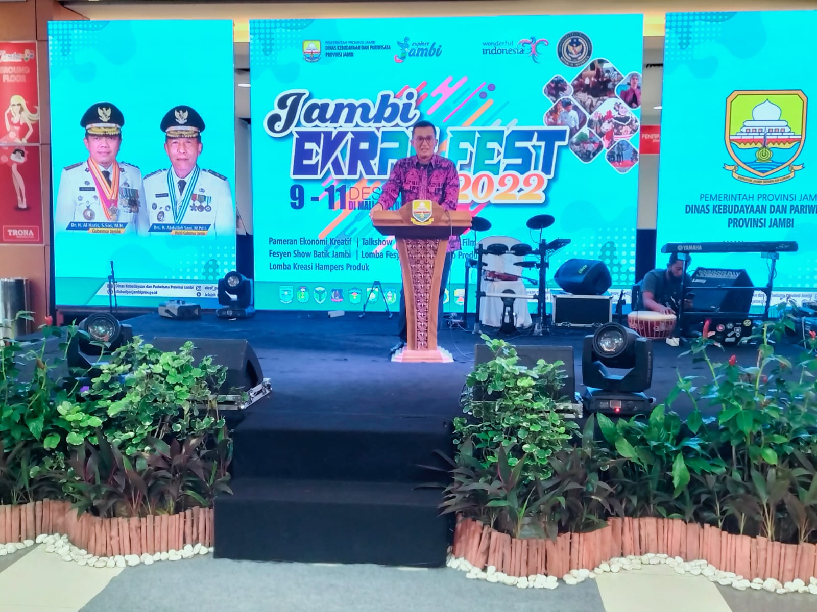 Dukung Produk Lokal, Dinas Pariwisata Provinsi Jambi Gelar Festival Ekonomi Kreatif UMKM 