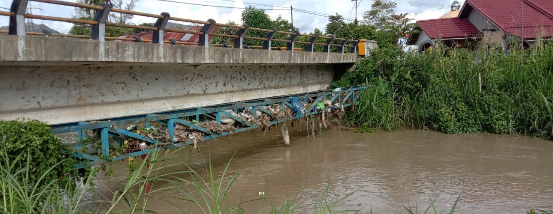 Warga Lubuk Suli Cemas, Kondisi Air Sungai Batang Merao Naik