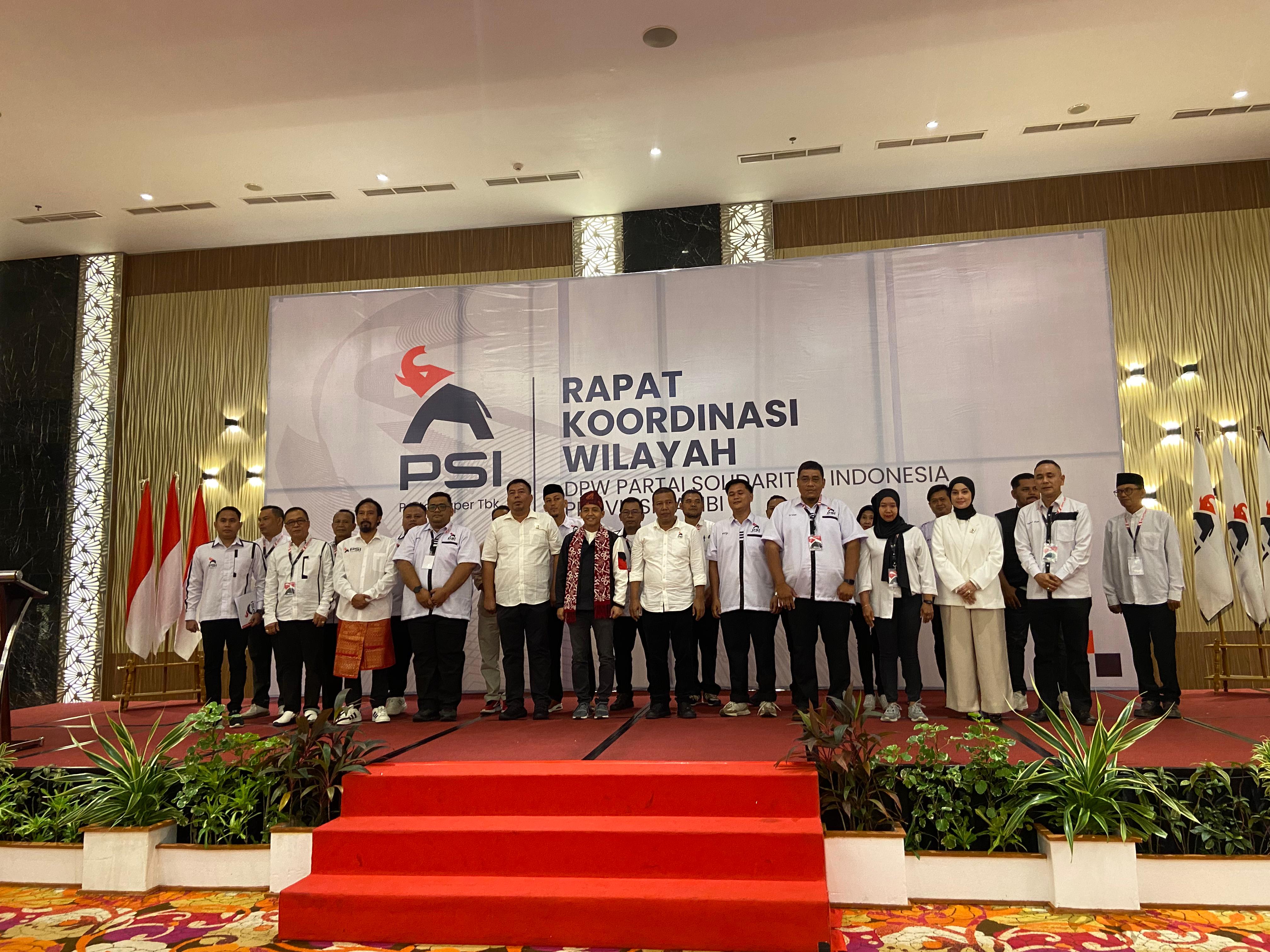 Pengurus DPW PSI Jambi Resmi Dilantik, Bidik Kemenangan 2029 dan Siapkan Kader ke DPR RI
