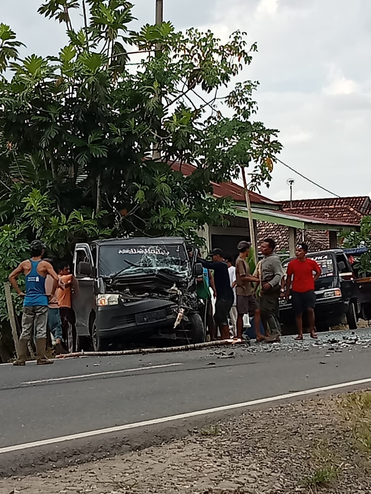 Kecelakaan Beruntun di Jalan Lintas Timur Jambi-Pekanbaru, 2 Orang Luka-luka