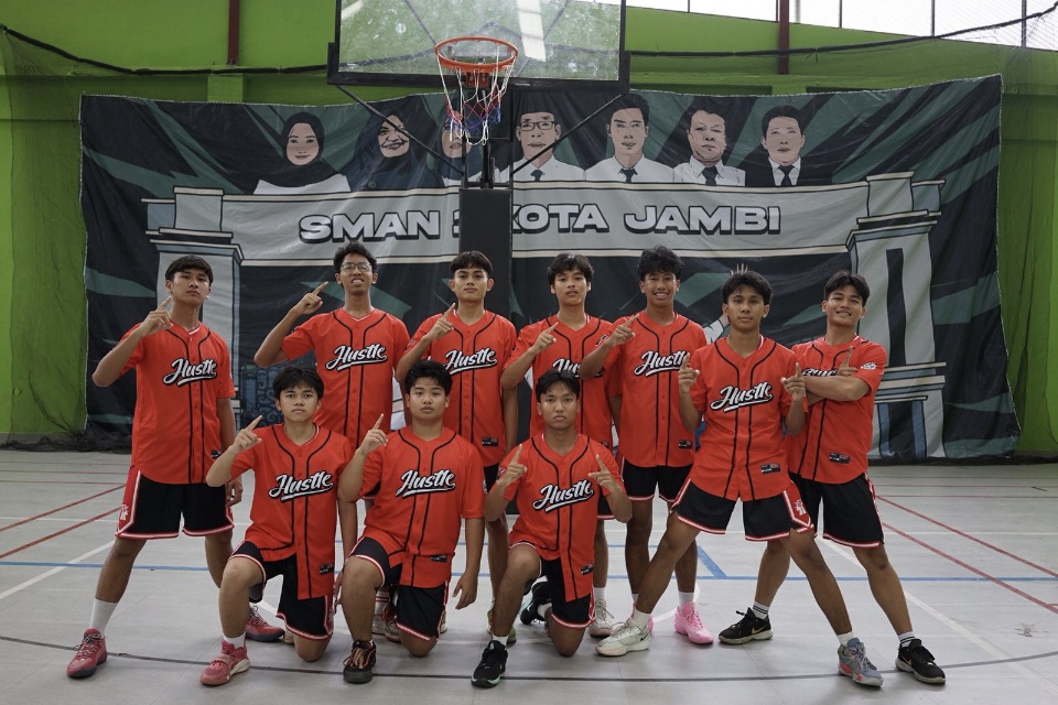 Jadi Penutup Roadshow DBL Jambi, Tim Basket Putra SMAN 1 Pasang Mental Juara Hadapi DBL 2026
