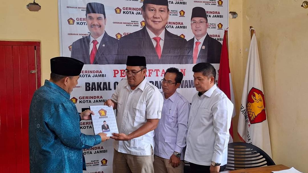 HAR Serahkan Berkas Pendaftaran ke Gerindra, Absor: Niat Baik Hasilnya Baik Juga