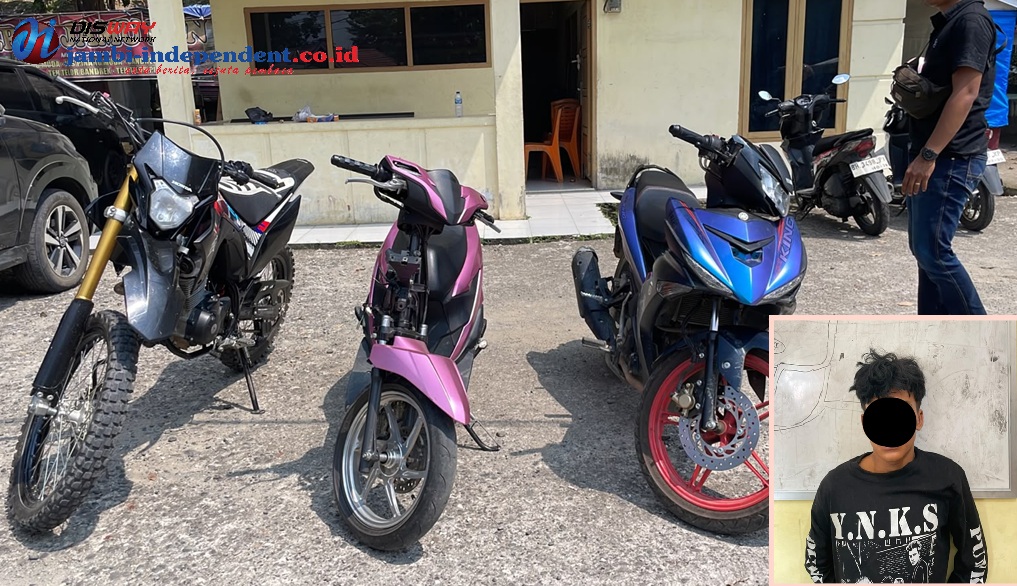 Terungkap! Polres Merangin Tangkap Komplotan Curanmor Lintas Daerah, Beraksi di 6 TKP dan Curi 7 Motor 