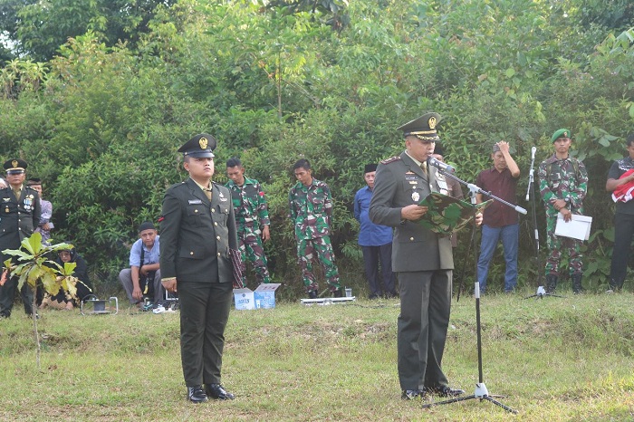 Pimpin Upacara Pemakaman Prajurit Secara Militer, Dandim 0416/Bungo Tebo: TNI Kehilangan Seorang Anak Bangsa 