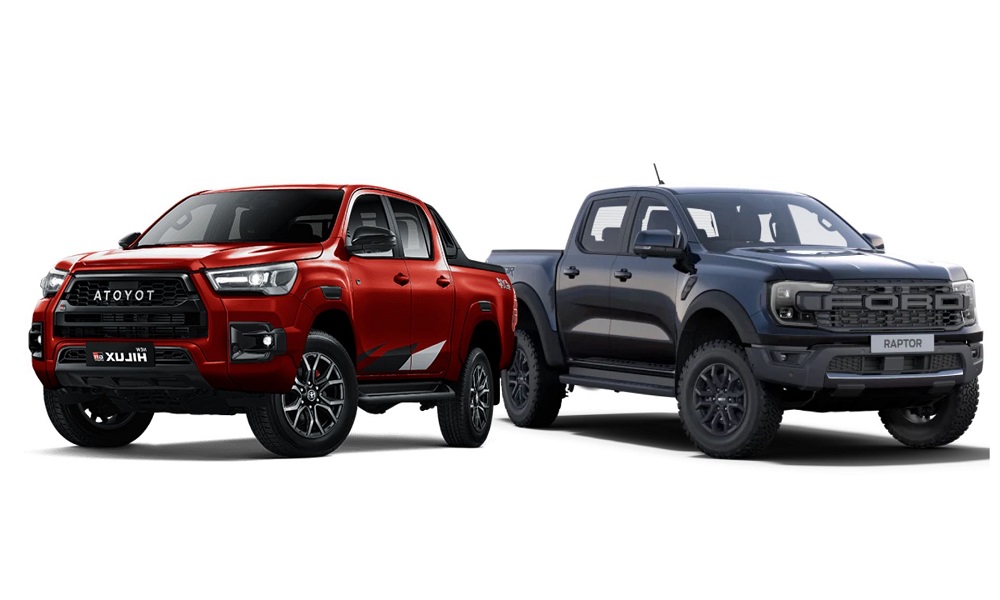 Sama-Sama Gagah, Siapa Lebih Perkasa? Hilux GR Sport vs Ranger Raptor