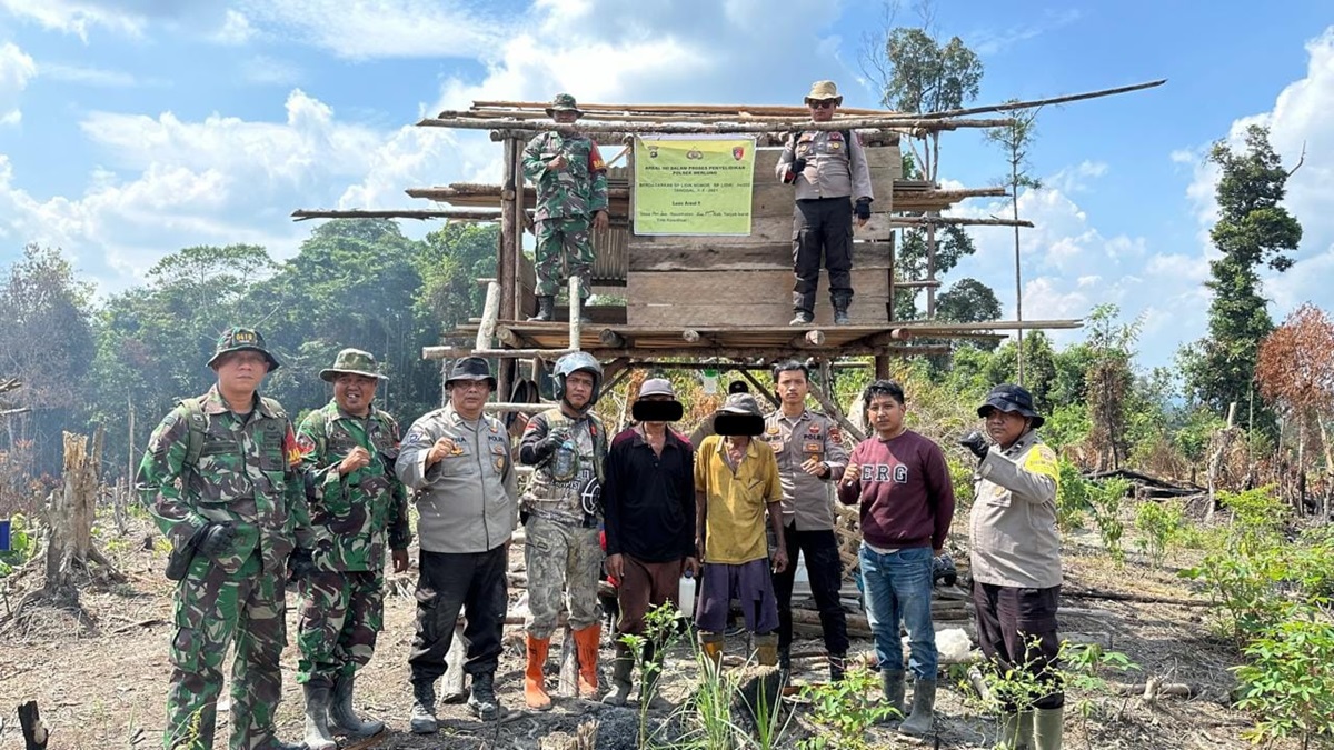 Satgas Karhutla Jambi Tangkap 2 Pelaku Karhutla di Tanjab Barat