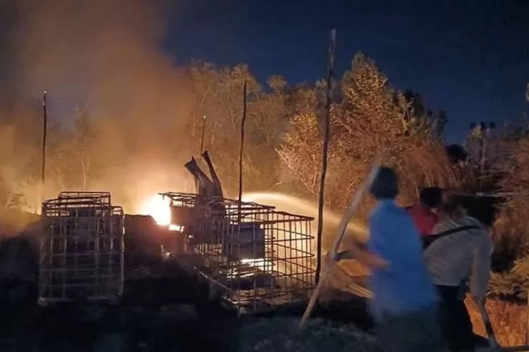 Kebakaran Gudang Minyak Ilegal di Kota Jambi, Polresta Jambi Tangkap 2 Pekerja, Ini Perannya