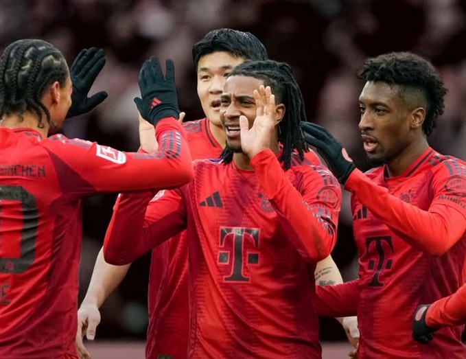 Hasil Liga Jerman: Bayern Muenchen Tundukkan Wolfsburg dengan Skor Tipis 3-2