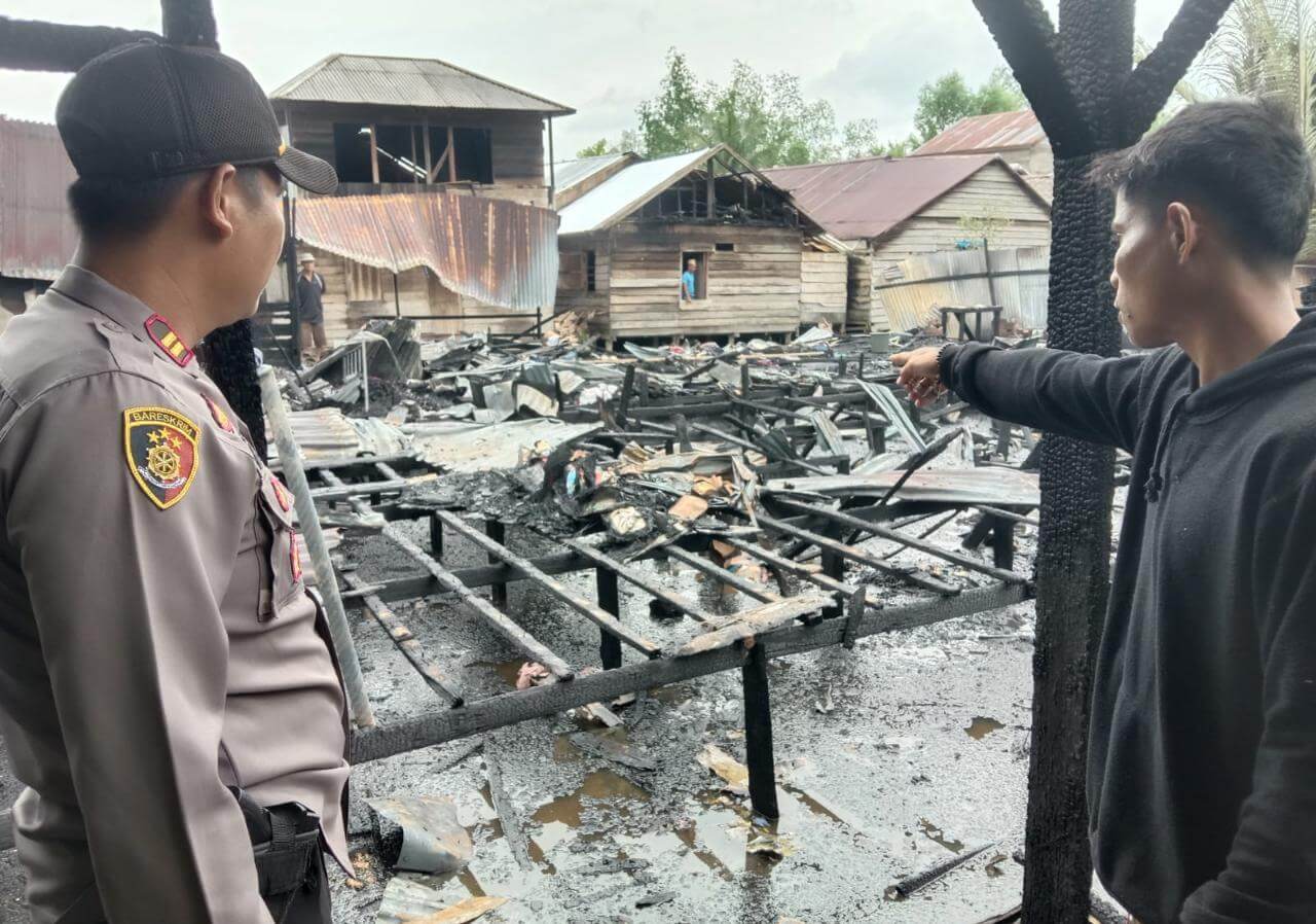Total Kerugian Akibat Kebakaran di Desa Menteng Tanjab Timur Capai Ratusan Juta Rupiah
