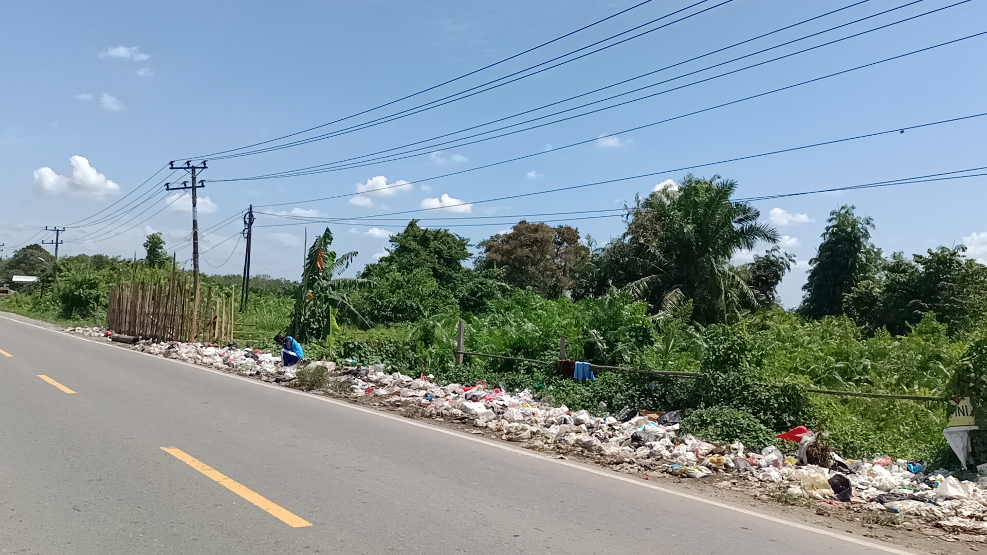 Sampah di Kelurahan Penyengat Rendah, Camat: Itu Warga dari Kabupaten Muarojambi yang Buang 