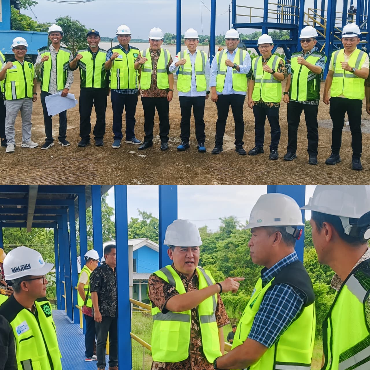 Lindungi Intake Aurduri dari Abrasi, Perumda Tirta Mayang Gandeng BWSS VI
