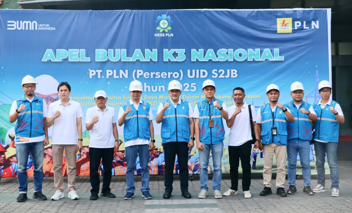 PLN UID S2JB Gelar Apel Peringatan Bulan K3 Nasional 2025: Komitmen Tingkatkan Kapasitas SDM