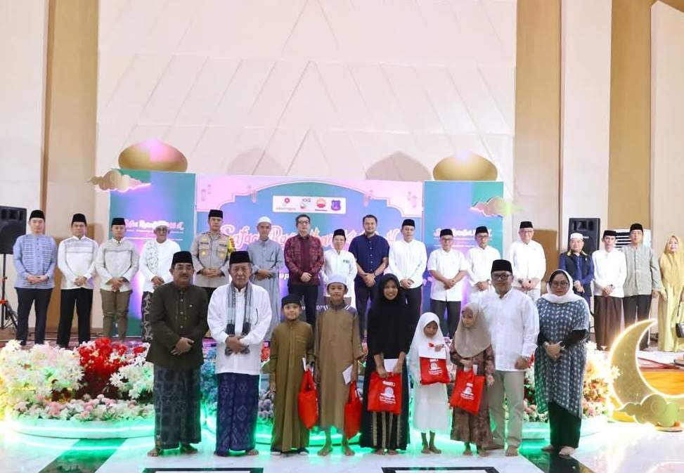 Sebar Kebaikan di Ramadan SKK Migas PetroChina Gelar Safari Ramadan dan Santuni 50 Anak Yatim di Tanjab Barat 