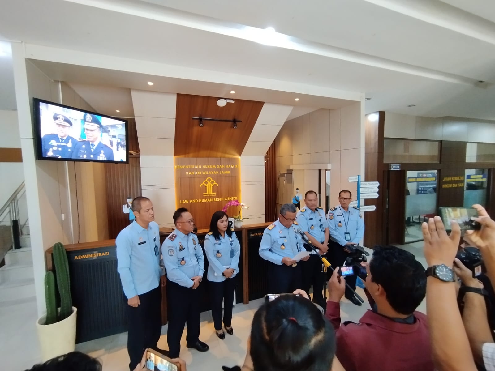 Kakanwil Kemenkumham Jambi: Penjabat Kelas II TPI Kuala Tungkal Direhab di BNN
