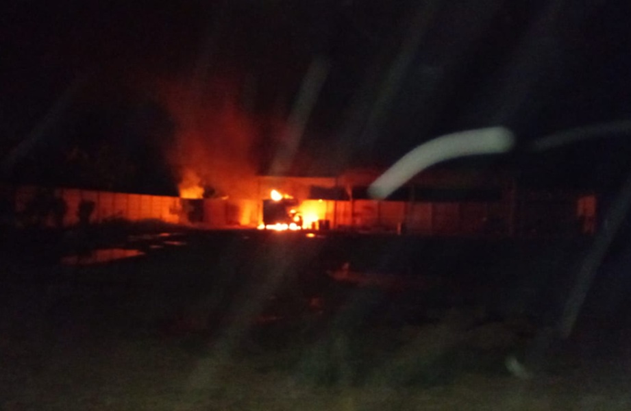 BREAKING NEWS: Kebakaran Landa Bangunan di Bagan Pete