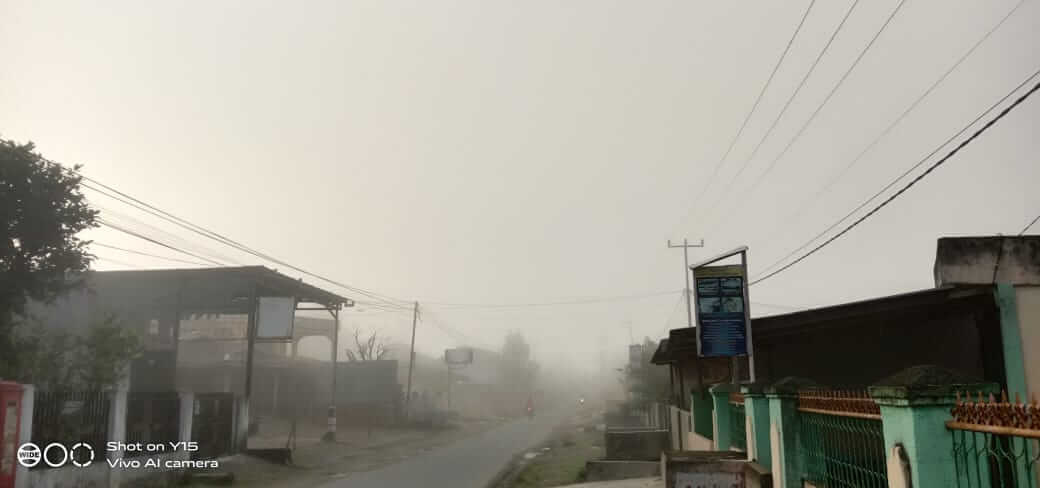 Pagi ini, Wilayah Kerinci Diselimuti Kabut Asap, Ada Apa Ya??