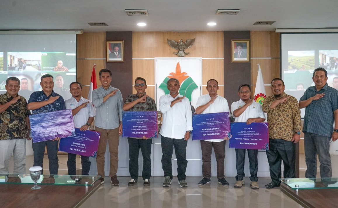 Apresiasi Kebun dan PKS Terbaik, PTPN IV Regional IV Bertekad Sejahterakan Karyawan 