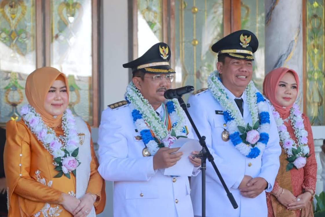 Bupati dan Wakil Bupati Tanjung Jabung Barat Resmi Dilantik, Usung Visi 'Berkah Madani'