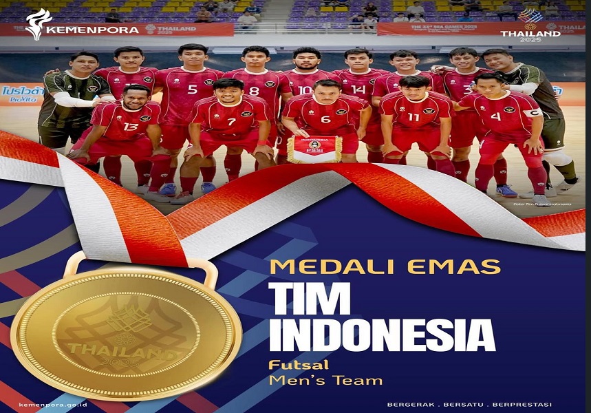 Hujan Gol! Timnas Futsal Indonesia Libas Thailand dan Sabet Emas SEA Games 2025, Begini Highlights-nya!