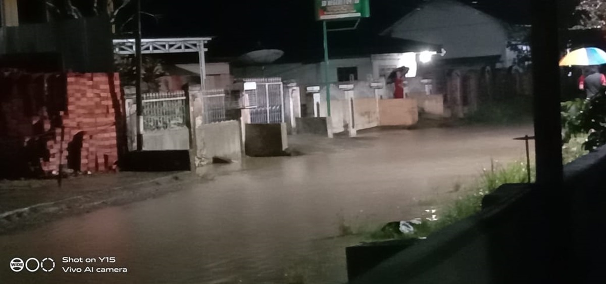 Hujan Deras di Kerinci, Air Sungai Batang Merao Naik Lagi