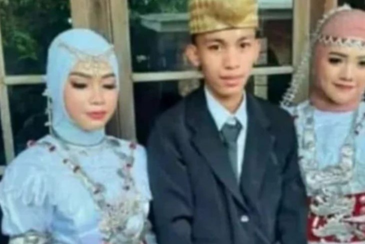 Pemuda di Lampung Menikahi 2 Wanita Sekaligus Viral di Medsos