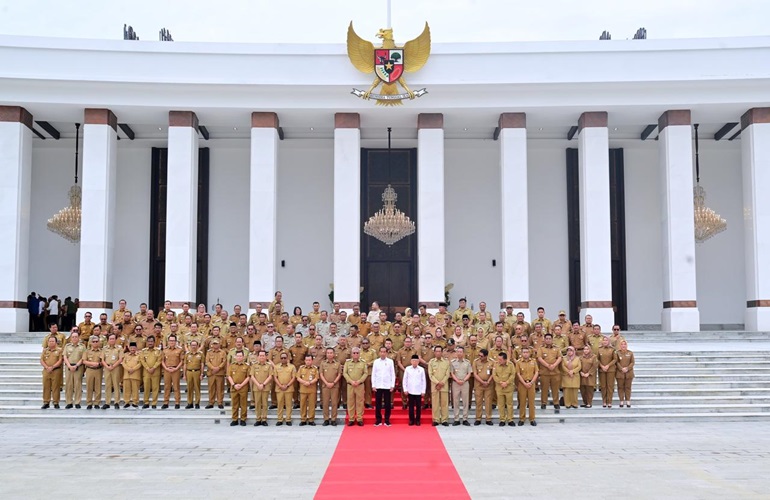 Pj Wali Kota Jambi Hadiri Pertemuan Kepala Daerah Se-Indonesia dengan Presiden di IKN