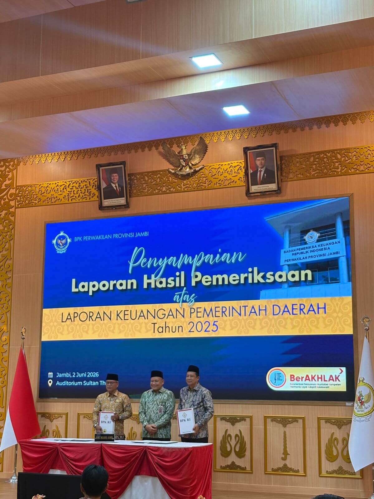 Pemkab Muaro Jambi Sukses Raih Opini WTP 10 Kali Berturut-turut 