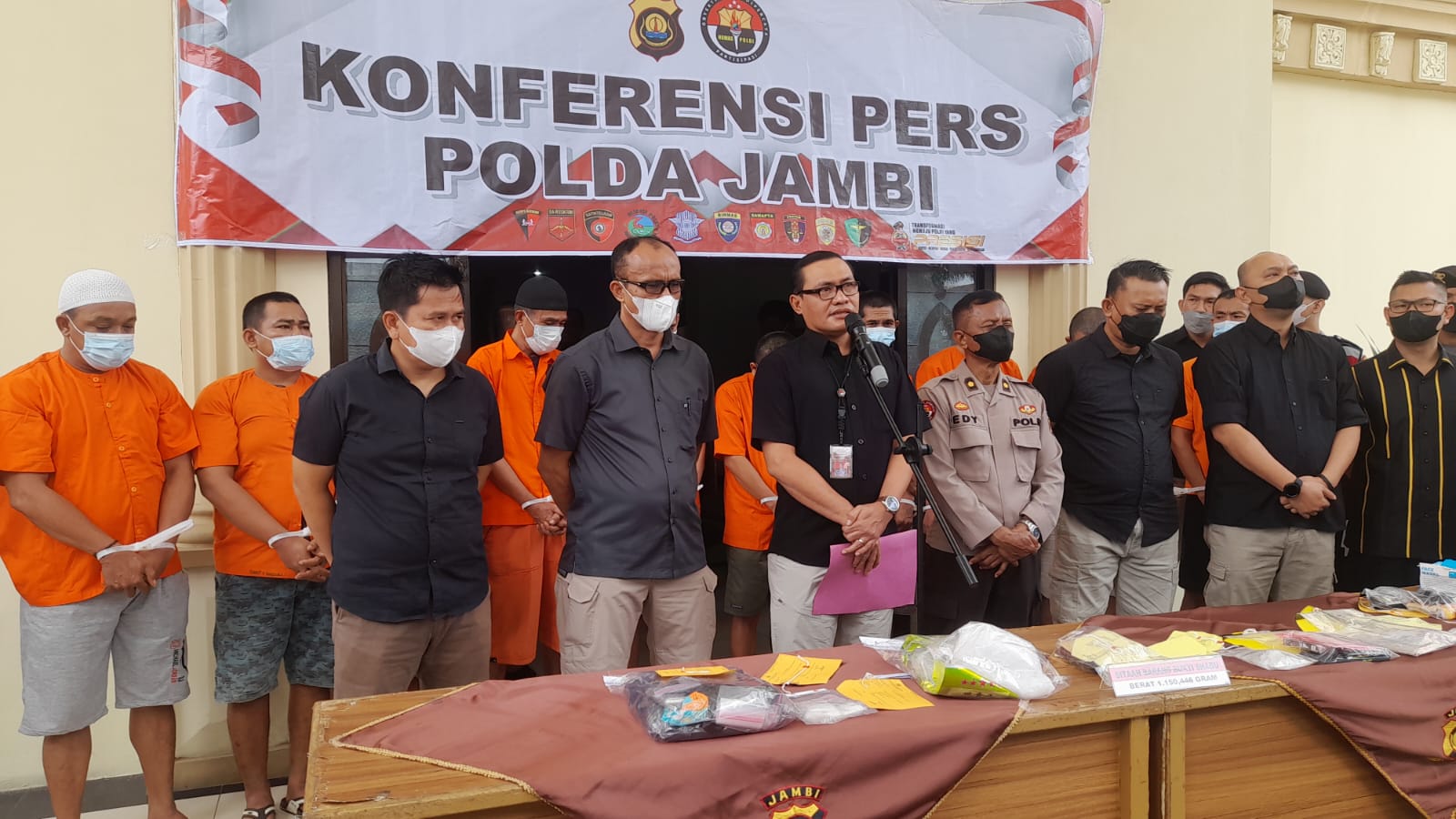 Selama Agustus, Ditresnarkoba Polda Jambi Ungkap 10 Kasus Peredaran Narkotika