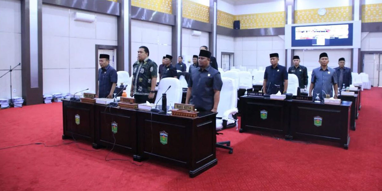 Pimpinan dan Anggota Ikuti Rakor Pemberantasan Korupsi se-Provinsi Jambi secara Hybrid
