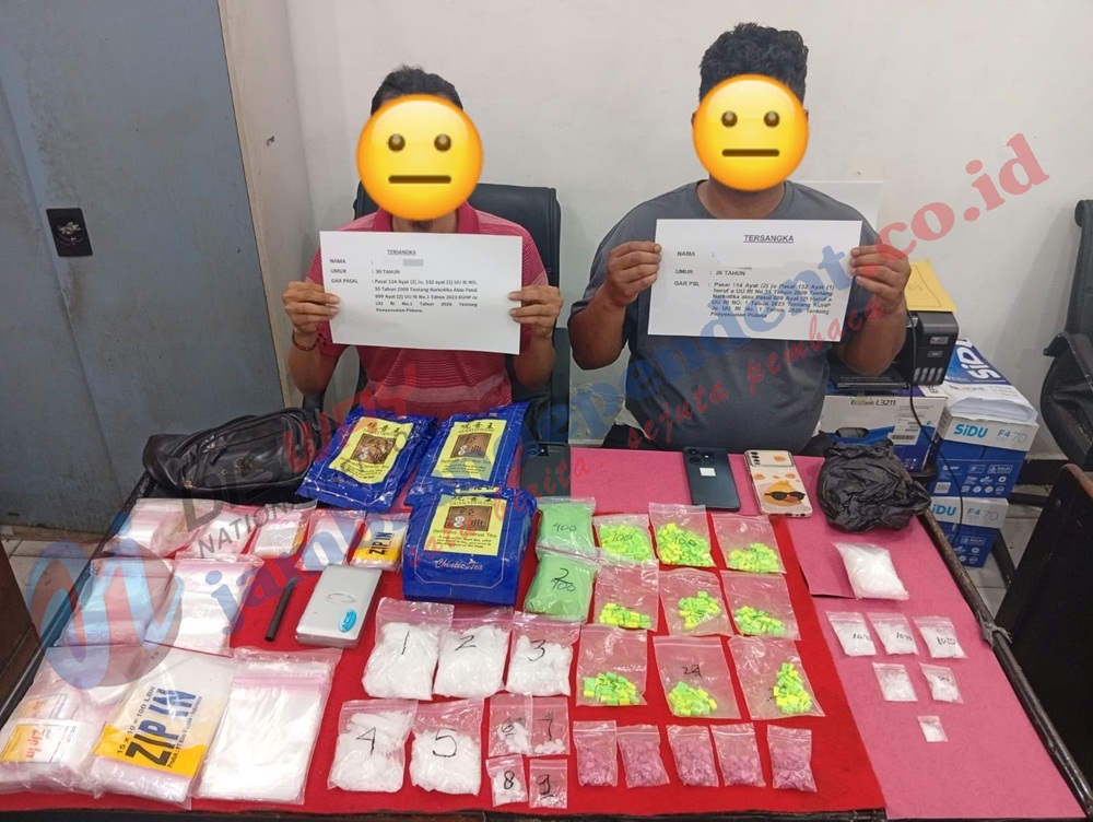 Polresta Jambi Ungkap Peredaran Narkoba Lewat Transaksi WhatsApp! Amankan 1,5 Kg Sabu dan 583 Ekstasi